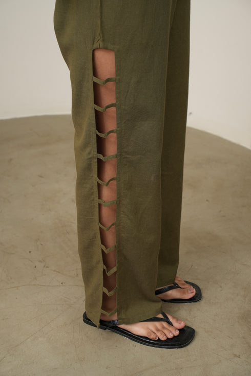 Linen Ladder Pants